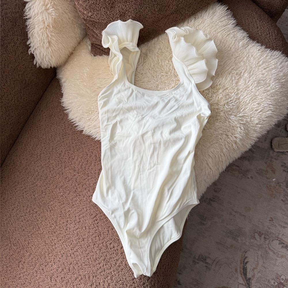 Sleeper Ruffled Sleeve Bathing Suit